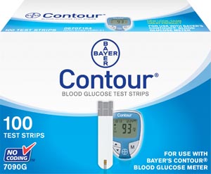 ASCENSIA CONTOUR BLOOD GLUCOSE MONITORING SYSTEM : 7090G BX $171.90 Stocked