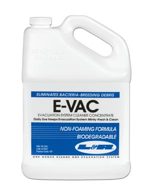 L&R E-VAC EVACUATION SYSTEM CLEANER CONCENTRATE : 107 EA