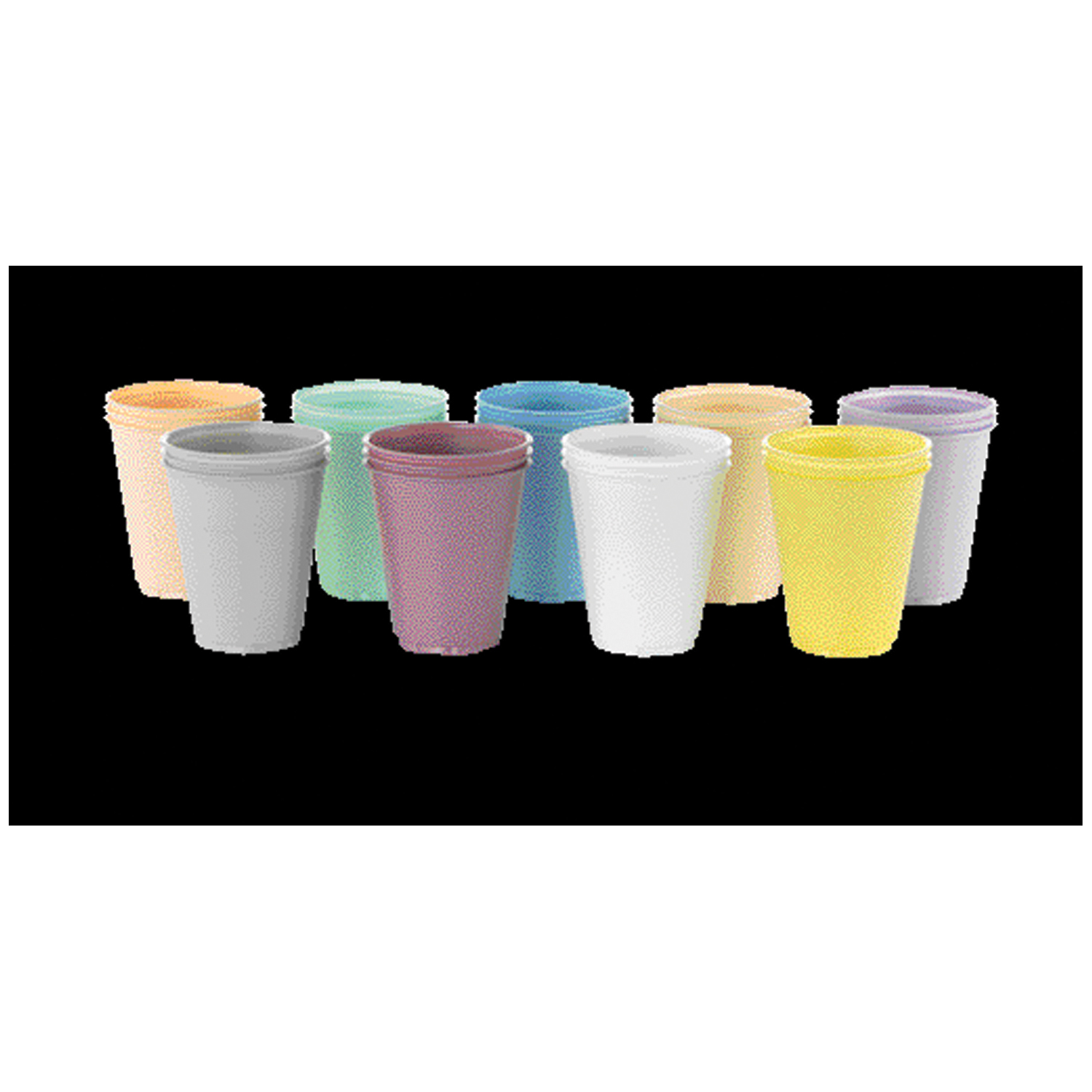 MEDICOM PLASTIC CUPS : 107 CS                              $49.31 Stocked