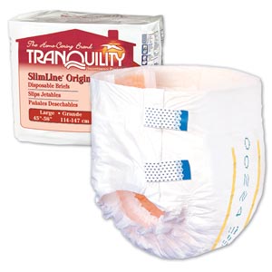 PRINCIPLE BUSINESS TRANQUILITY SLIMLINE DISPOSABLE BRIEFS : 2132 CS $81.90 Stocked