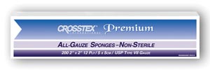 CROSSTEX ALL GAUZE PREMIUM NON-STERILE SPONGES : ENC212 CS $88.11 Stocked