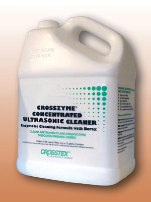 CROSSTEX CROSSZYME® ENZYMATIC PRESOAK & ULTRASONIC CLEANER/DETERGENT : JEZ EA