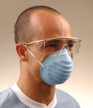 CROSSTEX SURGICAL MOLDED FACE MASK : GCPK BX