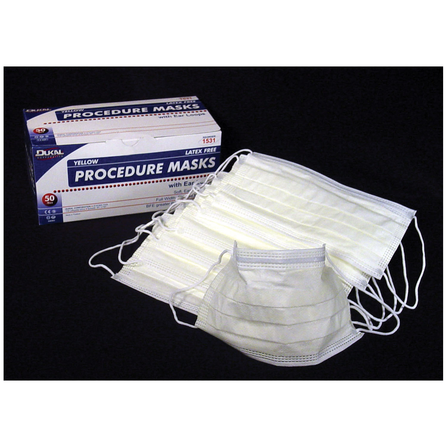 DUKAL SURGICAL FACE MASKS : 1541 BX        $37.15 Stocked