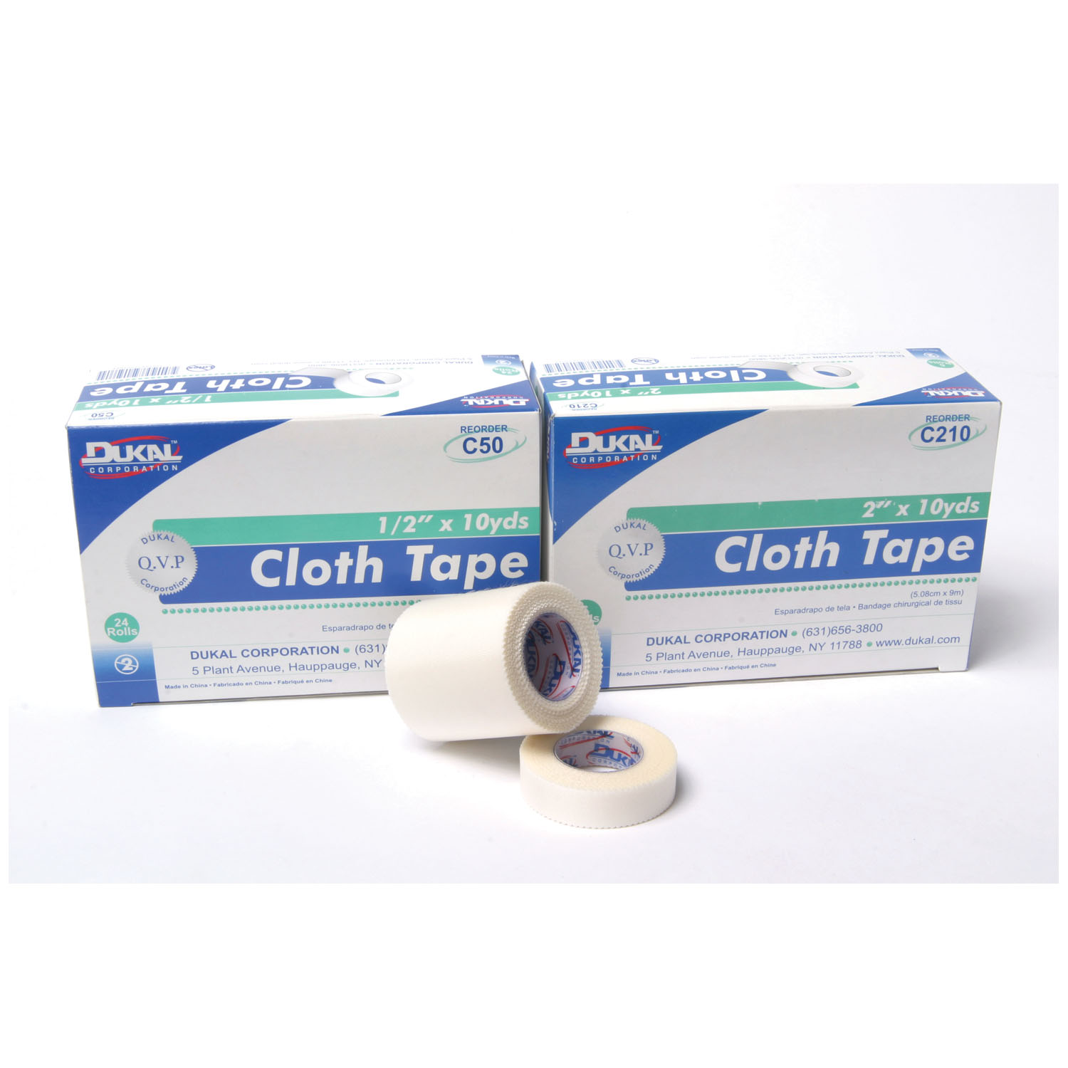 DUKAL SURGICAL TAPE - CLOTH : C210 BX $12.80 Stocked