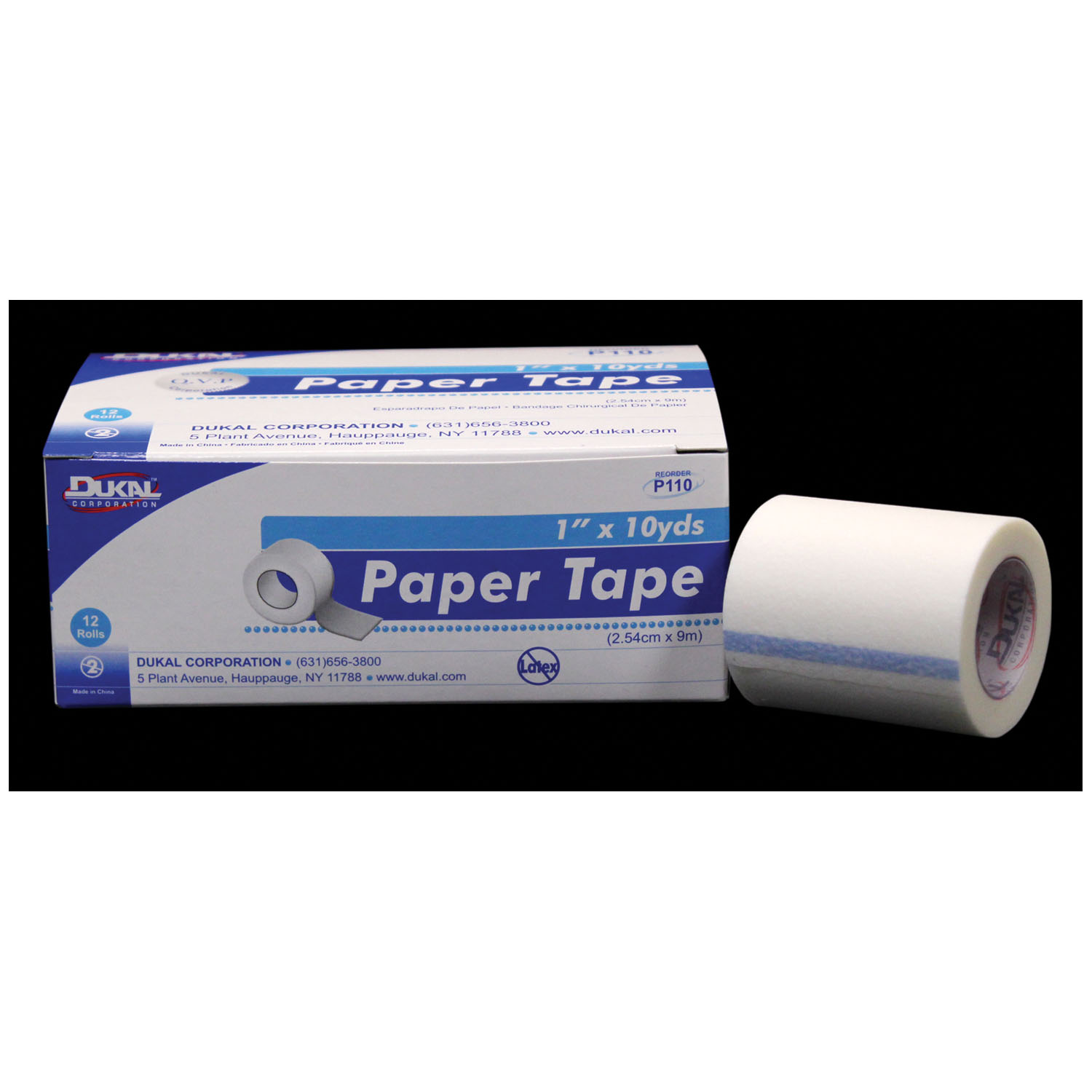 DUKAL SURGICAL TAPE - PAPER : P110 BX $8.49 Stocked