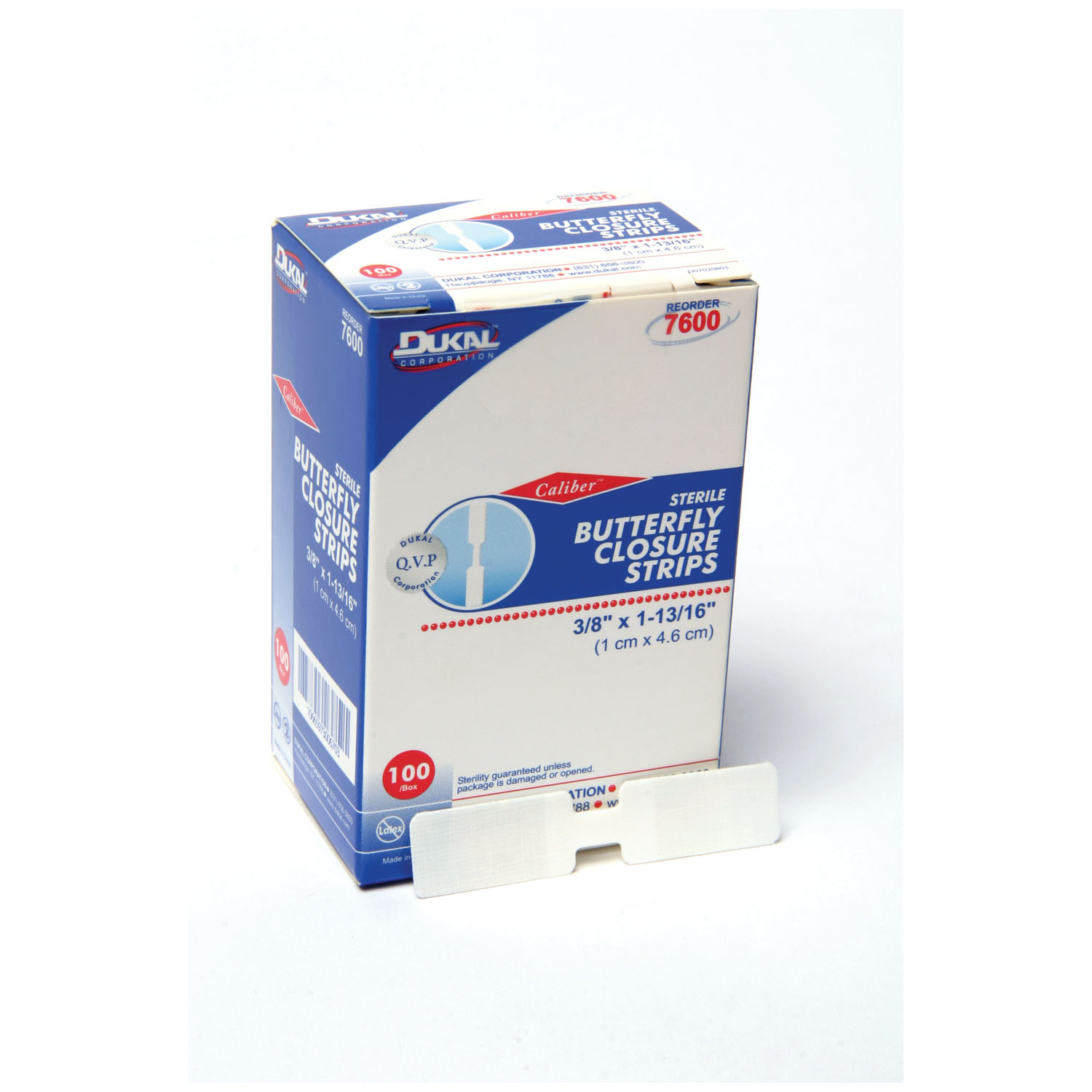 DUKAL WOUND CLOSURE STRIPS : 7600 BX $2.12 Stocked