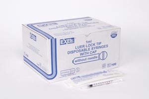EXEL TB TUBERCULIN SYRINGES WITH LUER LOCK : 26049 BX      $17.63 Stocked