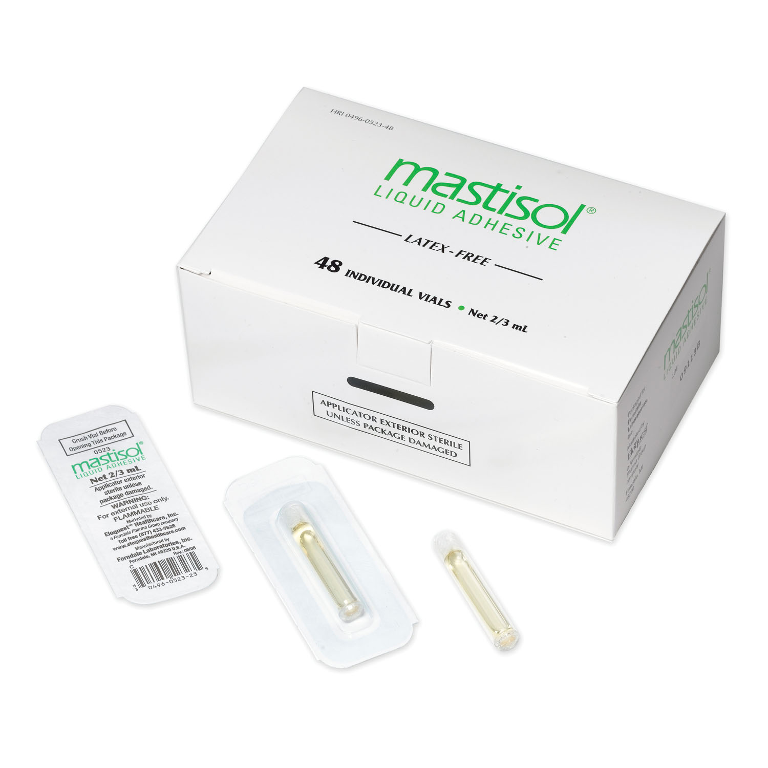 FERNDALE MASTISOL MEDICAL ADHESIVE : 0523-48 BX       $132.43 Stocked