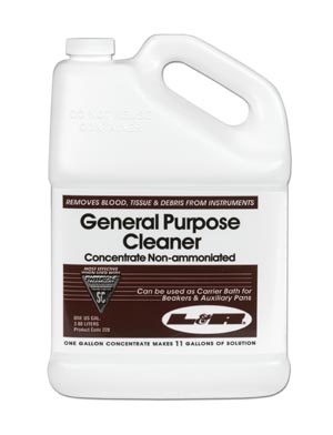 L&R GENERAL PURPOSE CLEANER CONCENTRATE - NON AMMONIATED : 228 CS $141.88 Stocked