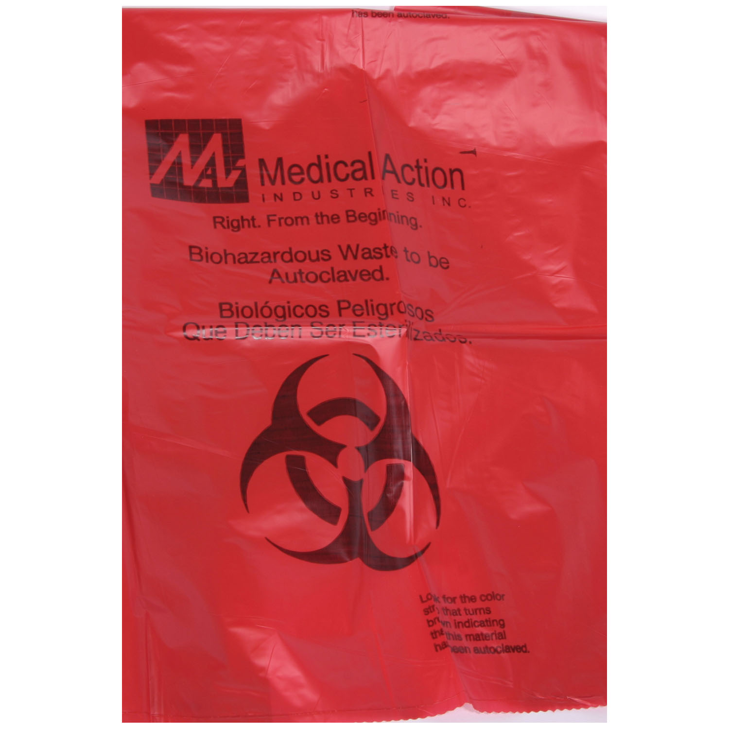 MEDEGEN AUTOCLAVABLE BIOHAZARD BAGS : 856 CS             $67.88 Stocked