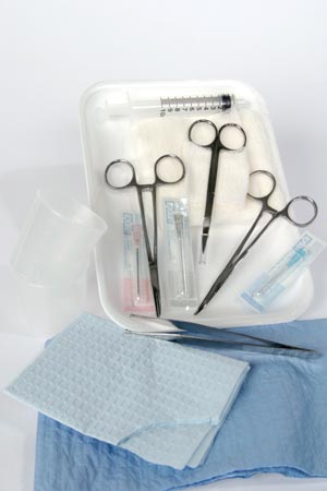 MEDICAL ACTION GENT-L-KARE® LACERATION TRAYS : 2681 CS