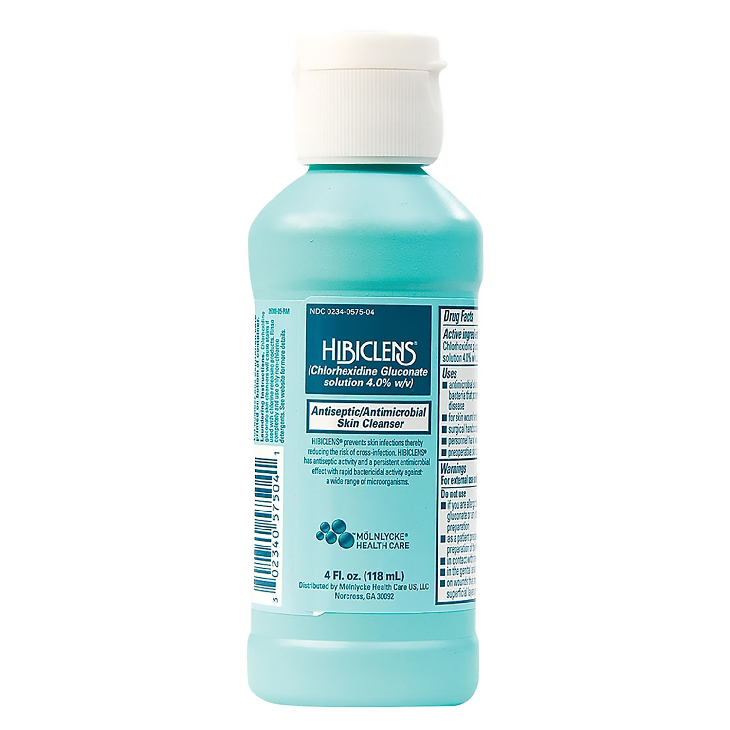MOLNLYCKE HIBICLENS ANTISEPTIC ANTIMICROBIAL SKIN CLEANSER : 57504 EA $6.18 Stocked