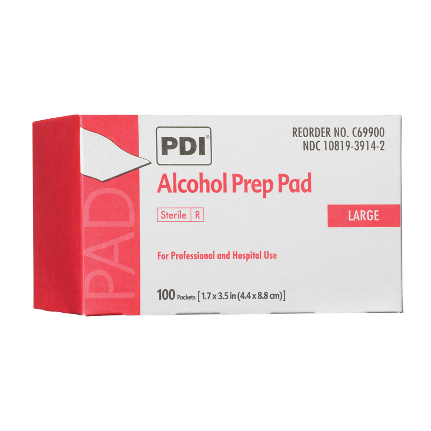 PDI ALCOHOL PREP PAD : C69900 BX $6.54 Stocked