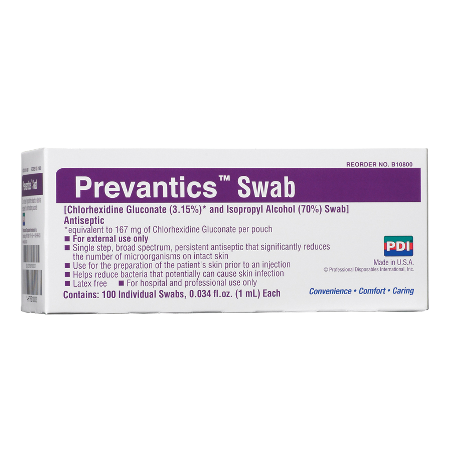 PDI PREVANTICS : B10800 BX                  $19.73 Stocked