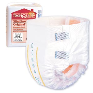 PRINCIPLE BUSINESS TRANQUILITY SLIMLINE DISPOSABLE BRIEFS : 2166 PK $7.11 Stocked