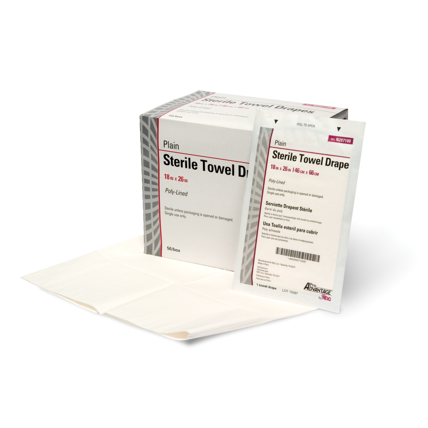 PRO ADVANTAGE STERILE TOWEL DRAPE : N207100 BX                       $16.02 Stocked