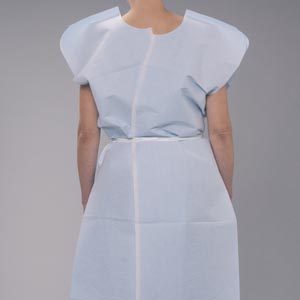 TIDI TISSUE POLY TISSUE PATIENT GOWN : 910520 CS $37.12 Stocked