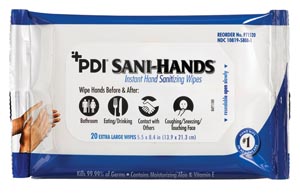 PDI SANI-HANDS BEDSIDE PACK : P71520 PK                                                                                                                                                                                                                        