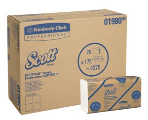 KIMBERLY-CLARK FOLDED TOWELS : 01980 CS $74.69 Stocked