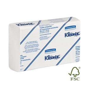 KIMBERLY-CLARK KLEENEX SLIMFOLD TOWELS : 04442 PK $1.21 Stocked